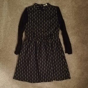 Lace & Plaid Skater Dress